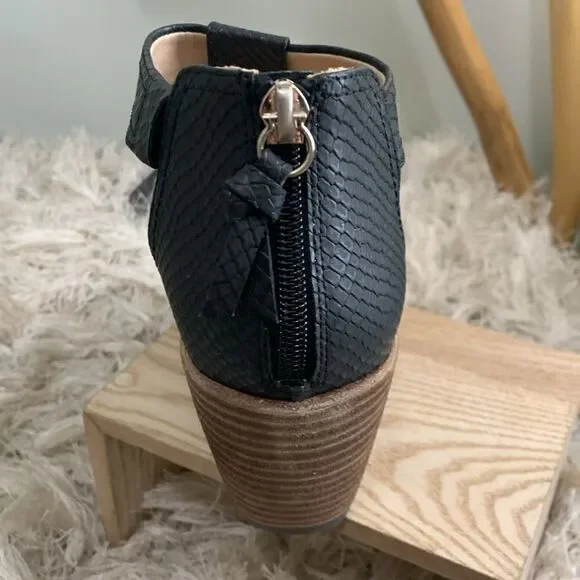 Dr. Scholl's Shoes Women's Long Island Ankle Straps Black Sandal Size 10 Medium - Picture 8 of 17